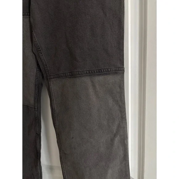 Hollister Ultra High-Rise Black Patchwork Dad Jeans Size 9 - Picture 5 of 9